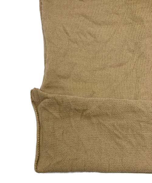 AURALEE（オーラリー）AURALEE (オーラリー) WRINKLED DRY COTTON KNIT PO ベージュ サイズ:3の古着・服飾アイテム