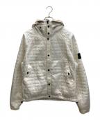 STONE ISLANDストーンアイランド）の古着「Crinkle reps quilted nylon stretch jacket」｜ホワイト