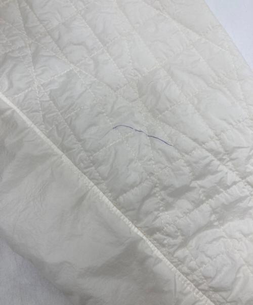 STONE ISLAND（ストーンアイランド）STONE ISLAND (ストーンアイランド) Crinkle reps quilted nylon stretch jacket ホワイト サイズ:Mの古着・服飾アイテム