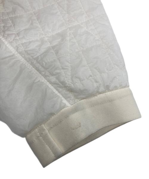 STONE ISLAND（ストーンアイランド）STONE ISLAND (ストーンアイランド) Crinkle reps quilted nylon stretch jacket ホワイト サイズ:Mの古着・服飾アイテム