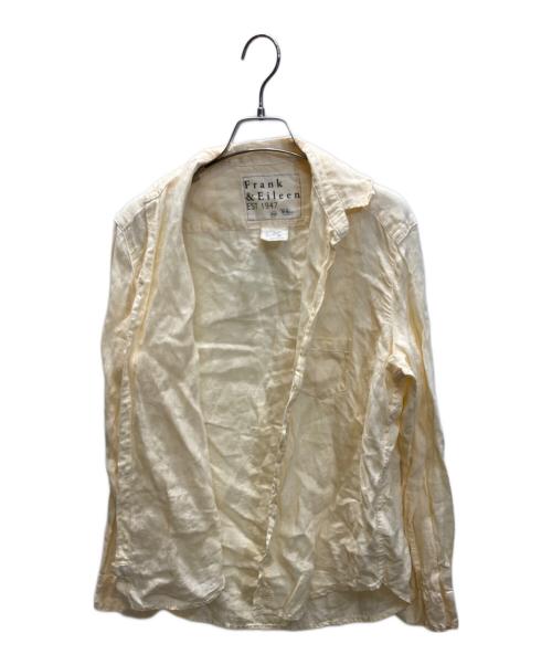 Frank&Eileen（フランクアンドアイリーン）Frank&Eileen (フランクアンドアイリーン) Ron Herman (ロンハーマン) リネンシャツ アイボリー サイズ:SIZE XXSの古着・服飾アイテム