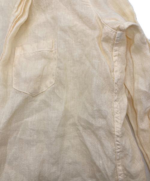 Frank&Eileen（フランクアンドアイリーン）Frank&Eileen (フランクアンドアイリーン) Ron Herman (ロンハーマン) リネンシャツ アイボリー サイズ:SIZE XXSの古着・服飾アイテム