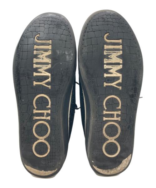 JIMMY CHOO（ジミーチュウ）JIMMY CHOO (ジミーチュウ) ハイカットスニーカー ブラック サイズ:42の古着・服飾アイテム