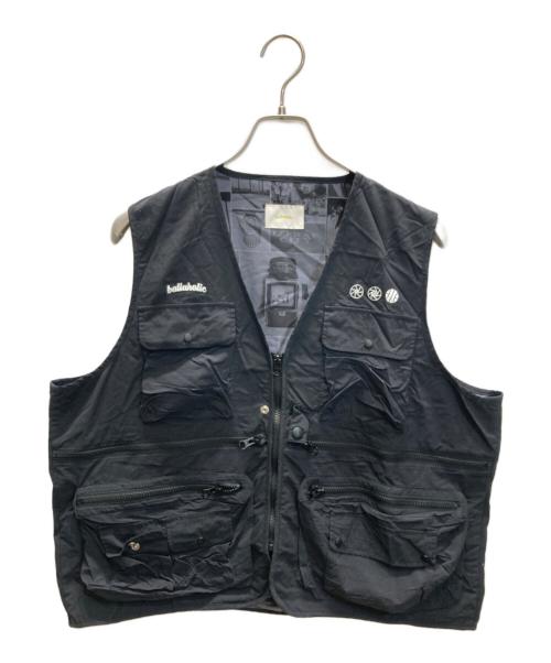 ballaholic（ボーラホリック）ballaholic (ボーラホリック) Asphalt Chronicles (アスファルト クロニクルス) Viewfinder Vest ブラック サイズ:Mの古着・服飾アイテム