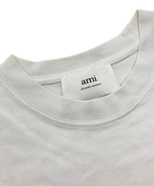 AMI Alexandre Mattiussi（アミアレクサンドルマテュッシ）AMI Alexandre Mattiussi (アミアレクサンドルマテュッシ) Ami de Coeur Tシャツ ホワイト サイズ:SIZE XSの古着・服飾アイテム