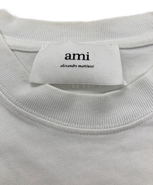 AMI Alexandre Mattiussi（アミアレクサンドルマテュッシ）AMI Alexandre Mattiussi (アミアレクサンドルマテュッシ) Ami de Coeur Tシャツ ホワイト サイズ:SIZE XSの古着・服飾アイテム