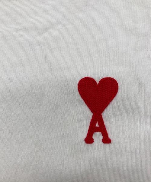 AMI Alexandre Mattiussi（アミアレクサンドルマテュッシ）AMI Alexandre Mattiussi (アミアレクサンドルマテュッシ) Ami de Coeur Tシャツ ホワイト サイズ:SIZE XSの古着・服飾アイテム