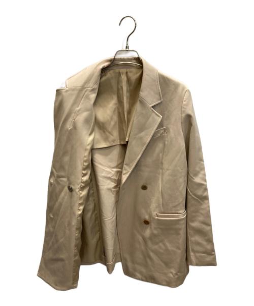 Spick and Span（スピック＆スパン）Spick and Span (スピック＆スパン) ドライツイルダブルブレストジャケット ベージュ サイズ:SIZE 36の古着・服飾アイテム