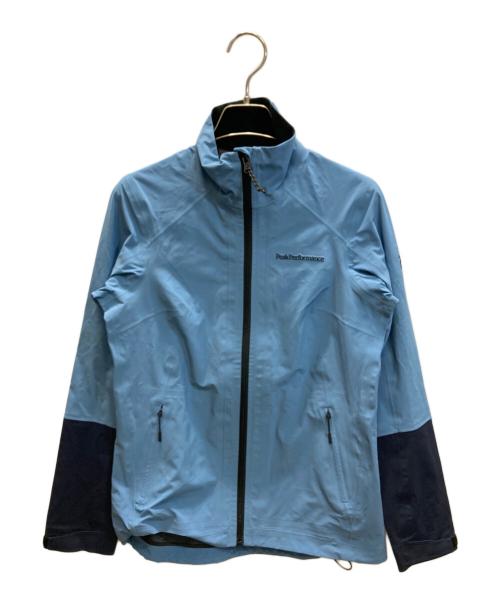 Peak Performance（ピーク・パフォーマンス）Peak Performance (ピーク・パフォーマンス) 3-LAYER JACKET　３レイヤージャケット ブルー サイズ:SIZE XSの古着・服飾アイテム
