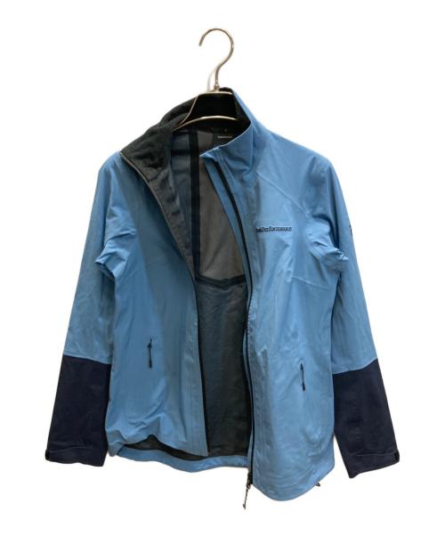 Peak Performance（ピーク・パフォーマンス）Peak Performance (ピーク・パフォーマンス) 3-LAYER JACKET　３レイヤージャケット ブルー サイズ:SIZE XSの古着・服飾アイテム