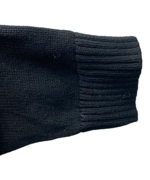 LAUREN RALPH LAUREN（ローレンラルフローレン）LAUREN RALPH LAUREN (ローレンラルフローレン) エンブレムロゴニット ブラック サイズ:Lの古着・服飾アイテム