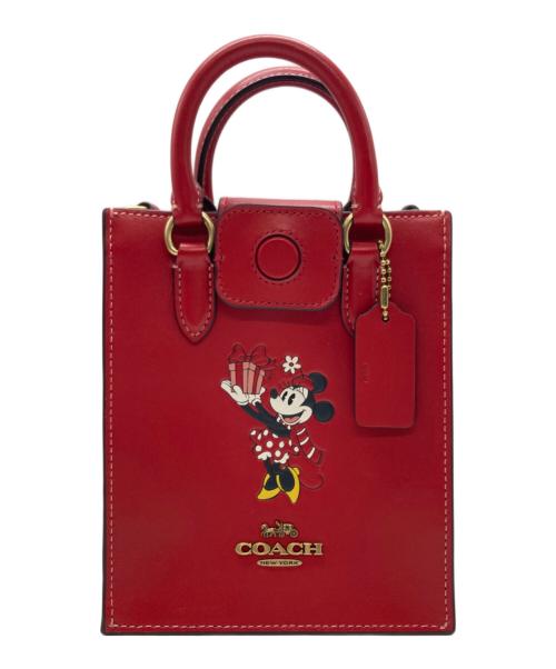 COACH（コーチ）COACH (コーチ) Disney (ディズニー) サウス ミニ トート バッグ レッドの古着・服飾アイテム