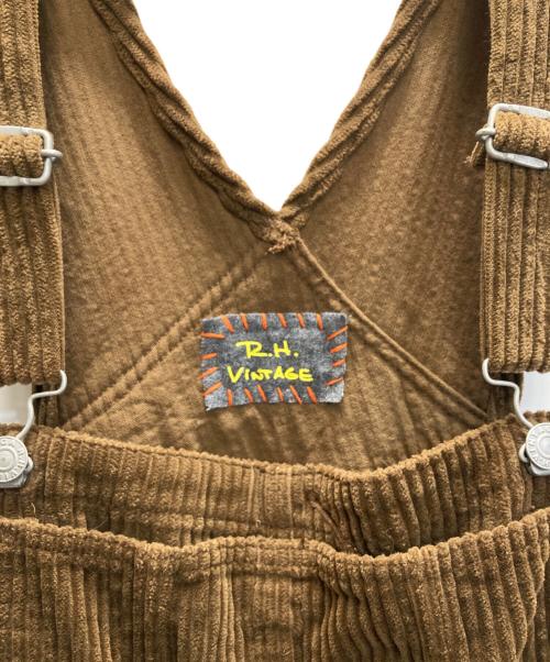 R.H.Vintage（ロンハーマン・ヴィンテージ）R.H.Vintage (ロンハーマン・ヴィンテージ) コーデュロイ オーバーオール ブラウン サイズ:XSの古着・服飾アイテム