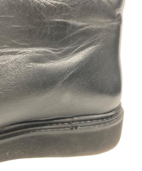 Caminando（カミナンド）Caminando (カミナンド) フロントジップ ショートブーツ ブラック サイズ:SIZE 6の古着・服飾アイテム