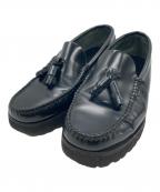 STEVEN ALANスティーブンアラン）の古着「タッセルローファー」｜ブラック