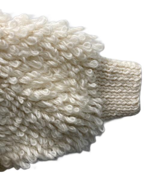 pheeta（フィータ）Pheeta (フィータ) Clara ループ ニット カーディガン ベージュ サイズ:表記なしの古着・服飾アイテム