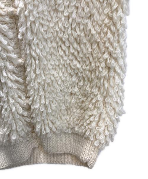 pheeta（フィータ）Pheeta (フィータ) Clara ループ ニット カーディガン ベージュ サイズ:表記なしの古着・服飾アイテム