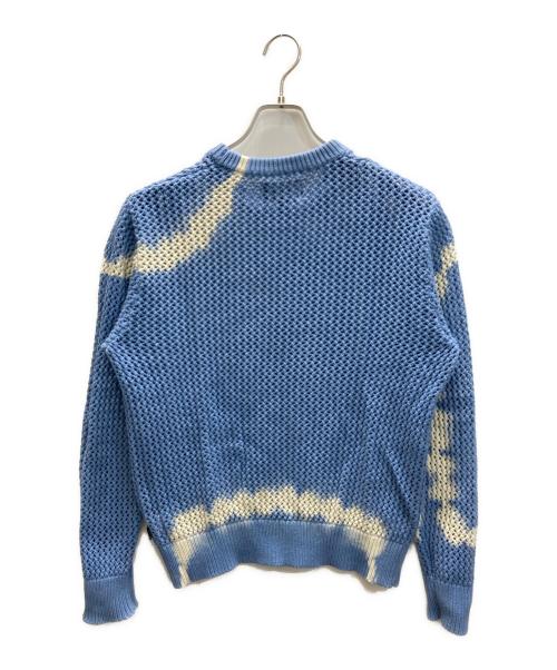 stussy（ステューシー）stussy (ステューシー) Pigment Dyed Loose Gauge Sweater ブルー サイズ:Sの古着・服飾アイテム