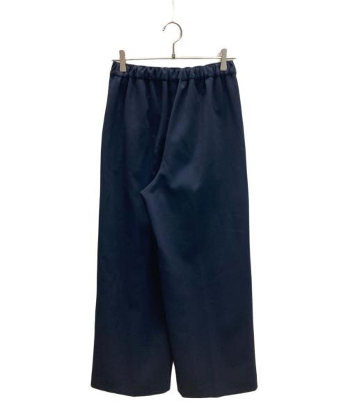 ENFOLD（エンフォルド）ENFOLD (エンフォルド) ダブルクロス タックワイド ネイビー サイズ:SIZE 38の古着・服飾アイテム