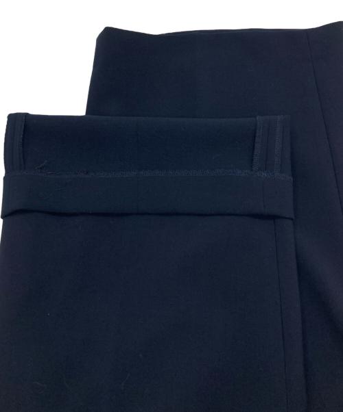 ENFOLD（エンフォルド）ENFOLD (エンフォルド) ダブルクロス タックワイド ネイビー サイズ:SIZE 38の古着・服飾アイテム