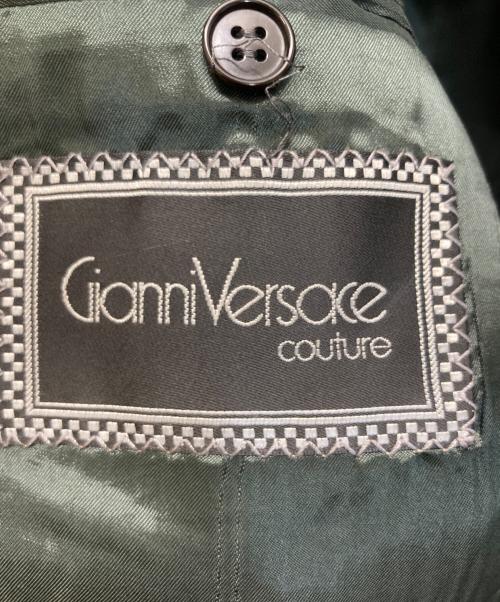 GIANNI VERSACE COUTURE（ジャンニヴェルサーチクチュール）GIANNI VERSACE COUTURE (ジャンニヴェルサーチクチュール) 2Bジャケット ブラック サイズ:52の古着・服飾アイテム