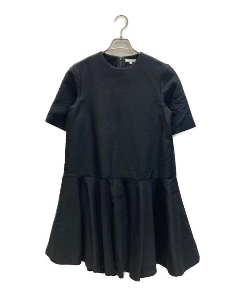 R（アール）R (アール) フレアワンピース ブラック サイズ:38の古着・服飾アイテム