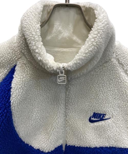 NIKE（ナイキ）NIKE (ナイキ) Full Zip Reversible Boa Jacket ホワイト×ブルー サイズ:SIZE Lの古着・服飾アイテム
