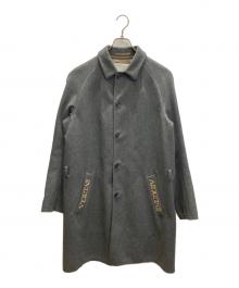 KOLOR（カラー）の古着「ライトメルトンコート」｜グレー