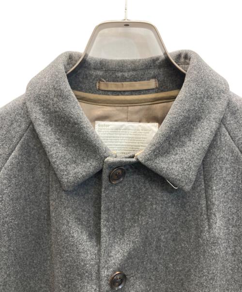 KOLOR（カラー）KOLOR (カラー) ライトメルトンコート グレー サイズ:1の古着・服飾アイテム