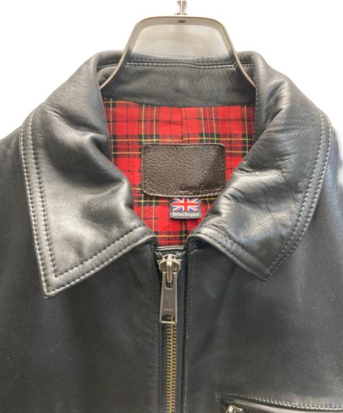 Liugoo Leathers（リューグーレザーズ）LIUGOO LEATHERS (リューグーレザーズ) シングルライダースジャケット ブラック サイズ:SIZE Mの古着・服飾アイテム