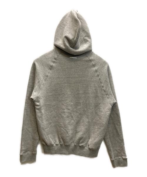 Kinema（キネマ）Kinema (キネマ) 吊り編み スウェット ダブルジップ パーカー グレー サイズ:SIZE Lの古着・服飾アイテム