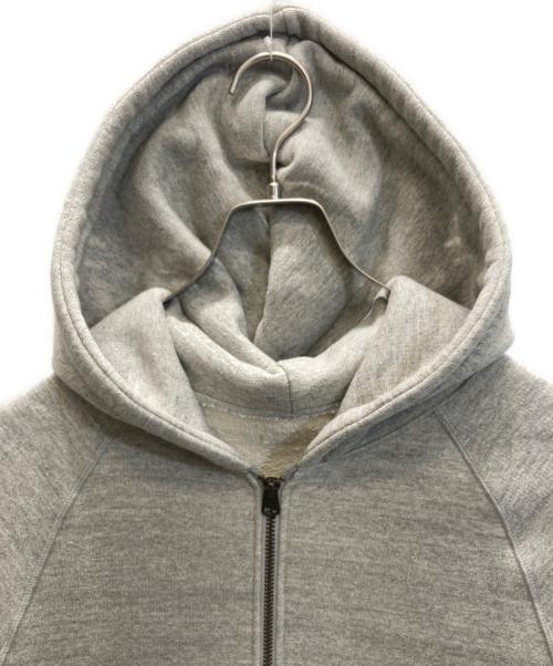 Kinema（キネマ）Kinema (キネマ) 吊り編み スウェット ダブルジップ パーカー グレー サイズ:SIZE Lの古着・服飾アイテム