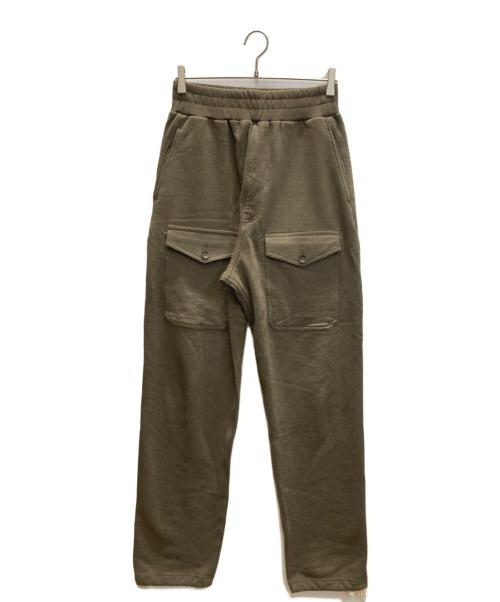 Kinema（キネマ）Kinema (キネマ) ヘビーウェイトミリタリースウェットパンツ オリーブ サイズ:SIZE Mの古着・服飾アイテム