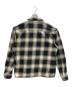 KINEMA (キネマ) L/S OMBRE CHECK SHIRT ホワイト×ブラック サイズ:SIZE L：14000円