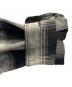 中古・古着 KINEMA (キネマ) L/S OMBRE CHECK SHIRT ホワイト×ブラック サイズ:SIZE L：14000円