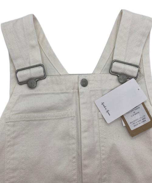 PAY DAY（ペイデイ）PAY DAY (ペイデイ) Spick and Span (スピック＆スパン) 別注フロントオープンオーバーオール ホワイト サイズ:S 未使用品の古着・服飾アイテム