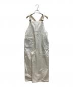 Spick and Spanスピック＆スパン）の古着「リップストップオーバーオール」｜ホワイト