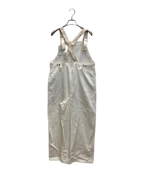 Spick and Span（スピック＆スパン）Spick and Span (スピック＆スパン) リップストップオーバーオール ホワイト サイズ:Free 未使用品の古着・服飾アイテム