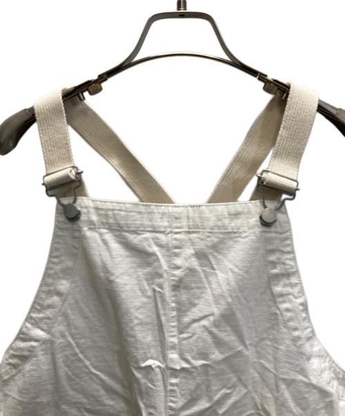 Spick and Span（スピック＆スパン）Spick and Span (スピック＆スパン) リップストップオーバーオール ホワイト サイズ:Free 未使用品の古着・服飾アイテム