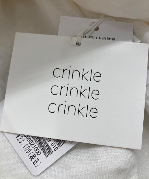 SLOBE IENA（スローブ イエナ）SLOBE IENA (スローブ イエナ) crinkle crinkle crinkle (クリンクル クリンクル クリンクル) embroidery camisol ホワイト サイズ:Free 未使用品の古着・服飾アイテム