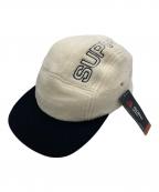 SUPREMEシュプリーム）の古着「Polartec Camp Cap」｜ベージュ×ブラック
