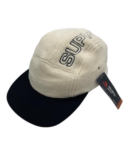 SUPREME（シュプリーム）Supreme (シュプリーム) Polartec Camp Cap ベージュ×ブラック サイズ:下記参照の古着・服飾アイテム