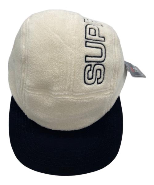 SUPREME（シュプリーム）Supreme (シュプリーム) Polartec Camp Cap ベージュ×ブラック サイズ:下記参照の古着・服飾アイテム