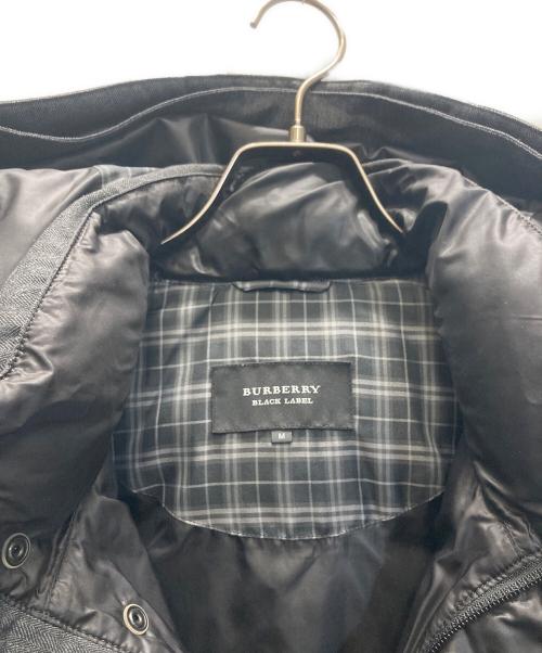 BURBERRY BLACK LABEL（バーバリーブラックレーベル）BURBERRY BLACK LABEL (バーバリーブラックレーベル) ダウンベスト グレー サイズ:SIZE Mの古着・服飾アイテム