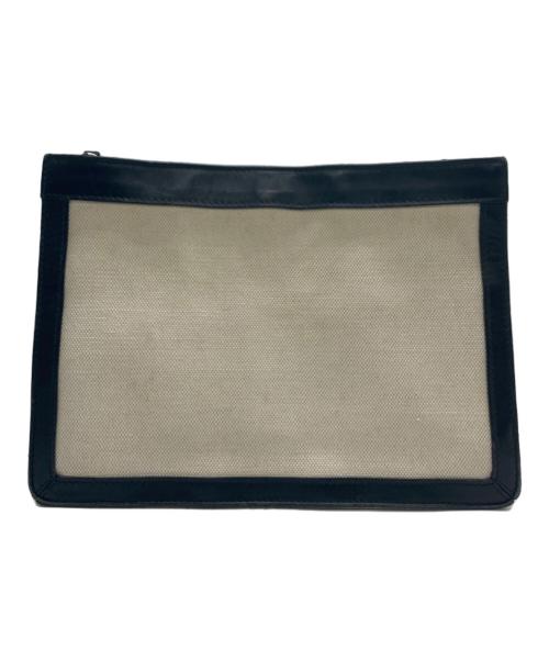 BALENCIAGA（バレンシアガ）BALENCIAGA (バレンシアガ) NAVY POCHETTE アイボリー×ネイビーの古着・服飾アイテム