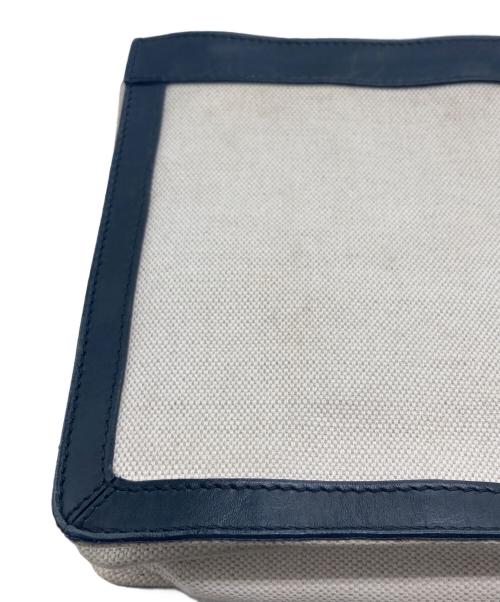 BALENCIAGA（バレンシアガ）BALENCIAGA (バレンシアガ) NAVY POCHETTE アイボリー×ネイビーの古着・服飾アイテム