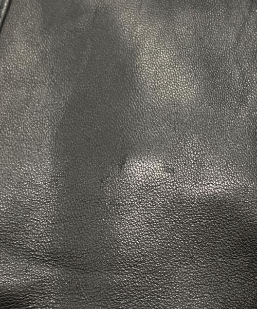 AVIREX（アヴィレックス）AVIREX (アヴィレックス) ラムスキンファーフードハーフコート ブラック サイズ:Lの古着・服飾アイテム