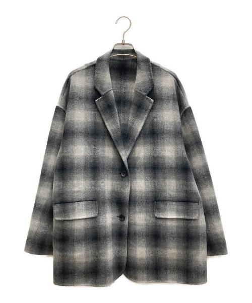 Spick and Span（スピック＆スパン）Spick and Span (スピック＆スパン) ウールミックスリバージャケット グレー サイズ:SIZE Mの古着・服飾アイテム
