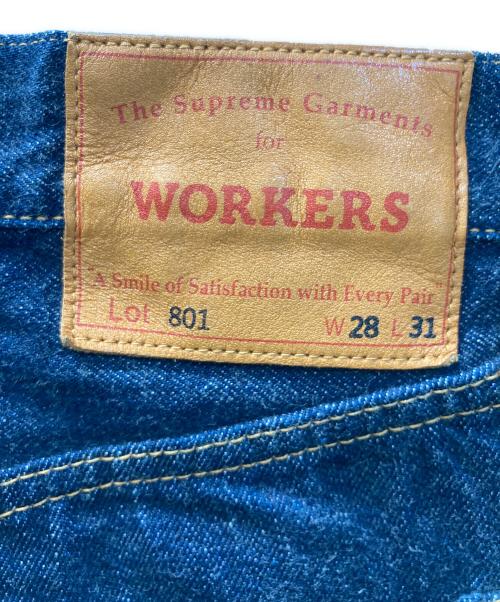 WORKERS（ワーカーズ）WORKERS (ワーカーズ) デニムパンツ インディゴ サイズ:28/31の古着・服飾アイテム