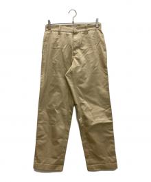 ANATOMICA（アナトミカ）の古着「TRIM FIT PANTS POPLIN」｜ベージュ